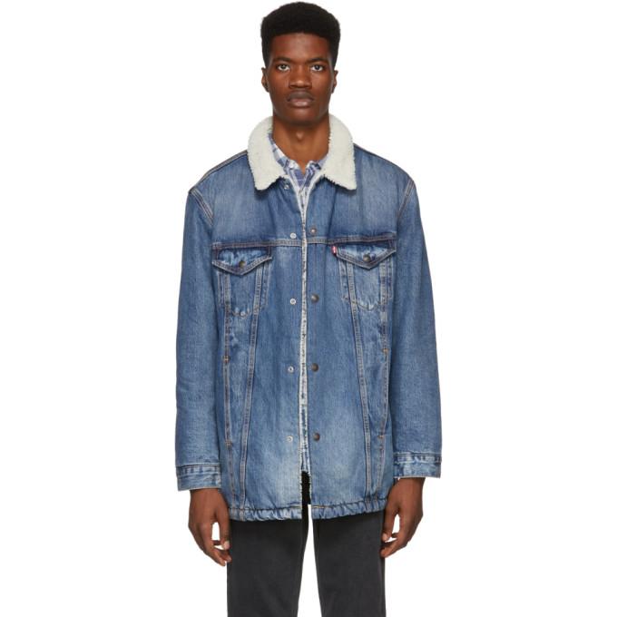 levis sherpa jacket long