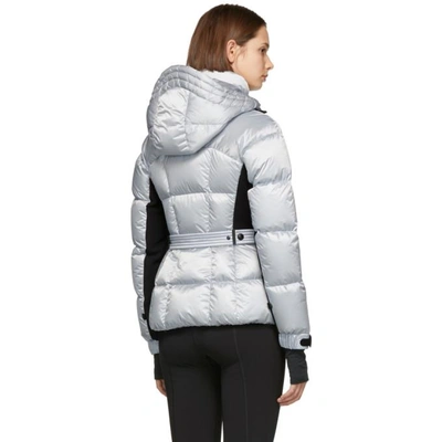 Shop Moncler Blue Down Antabia Performance Ski Parka In 90f Ice Blu