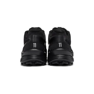 Shop Boris Bidjan Saberi Black Salomon Edition Speedcross 3 Clear Sneakers In Black/black