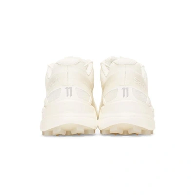 Shop Boris Bidjan Saberi White Salomon Edition Speedcross 3 Clear Sneakers In Vanilla/van
