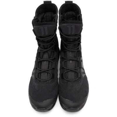 Shop Boris Bidjan Saberi Black Salomon Edition Jungle Ultra 1 Boots In Black/black