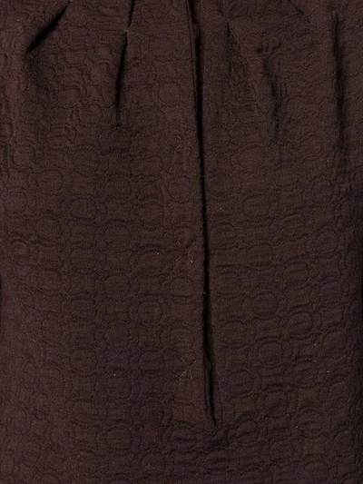 Shop Missoni Vintage Pleated Detail Dress - Brown