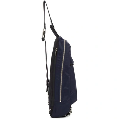 Shop Master-piece Co Navy Lightning One-shoulder Backpack