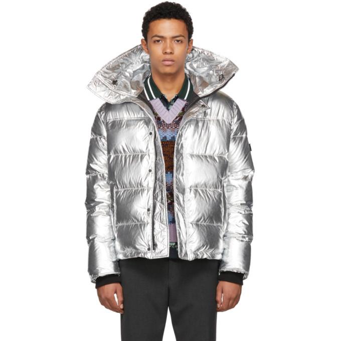 kenzo metallic puffer