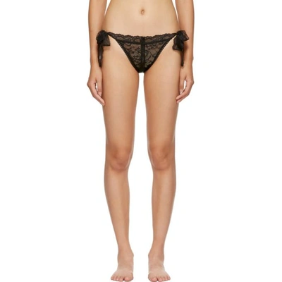 Shop Aubade Black Coquine Briefs