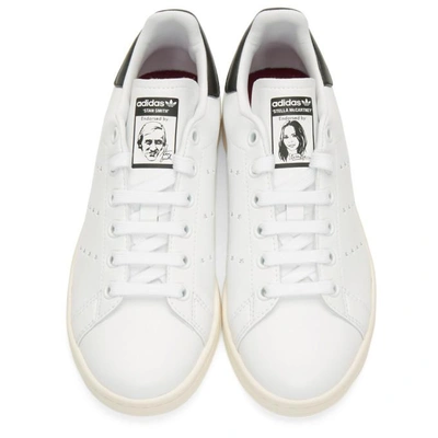 Shop Stella Mccartney White Adidas Edition Vegan Stan Smith Sneakers In 9096 Wh/blk