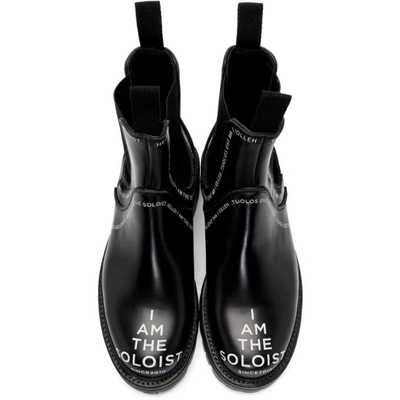 TAKAHIROMIYASHITA THESOLOIST. BLACK I AM THE SOLOIST CHELSEA BOOTS