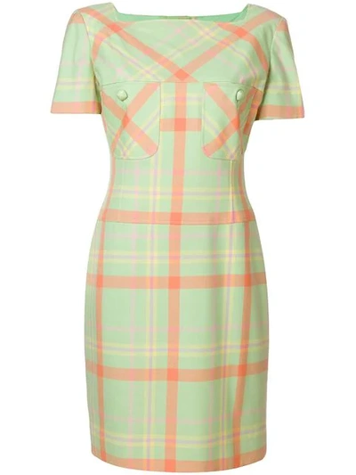 Pre-owned Valentino Mid-length Shift Dress In Green