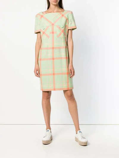 Pre-owned Valentino Mid-length Shift Dress In Green