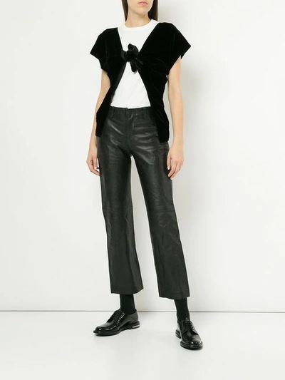 Pre-owned Junya Watanabe Cropped Trousers In Black