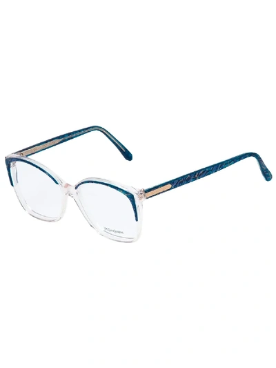 Pre-owned Saint Laurent Transparent Glasses In Neutrals