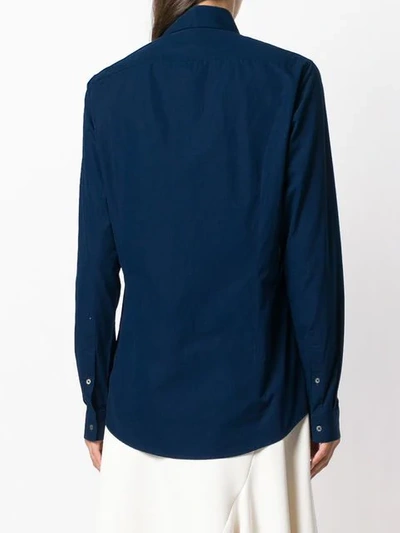 Pre-owned Jil Sander Vintage Concealed Fastening Shirt In Blue