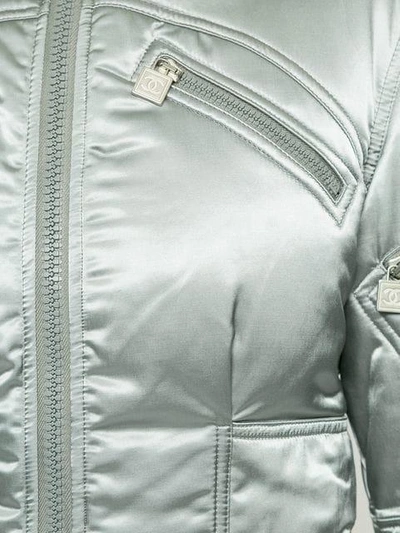 Pre-owned Chanel Metallic Padded Jacket