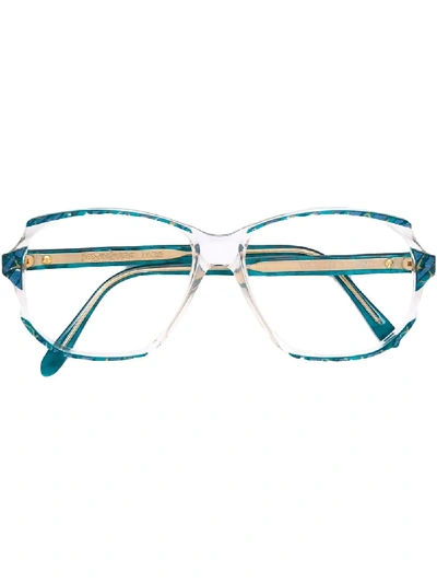 Pre-owned Saint Laurent Oversized Frame Glasses In Neutrals