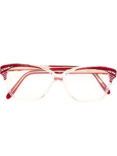 Pre-owned Saint Laurent Round Frame Glasses In Neutrals