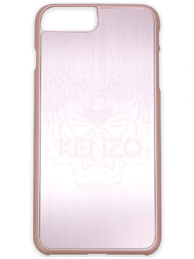 Shop Kenzo 'tiger' Iphone 7 Plus Case - Pink