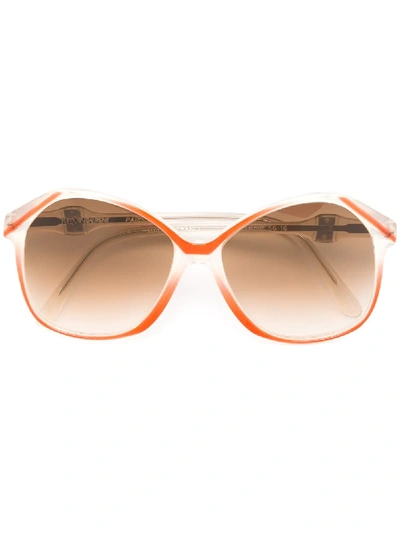 Pre-owned Saint Laurent Oversized Sunglasses In Neutrals