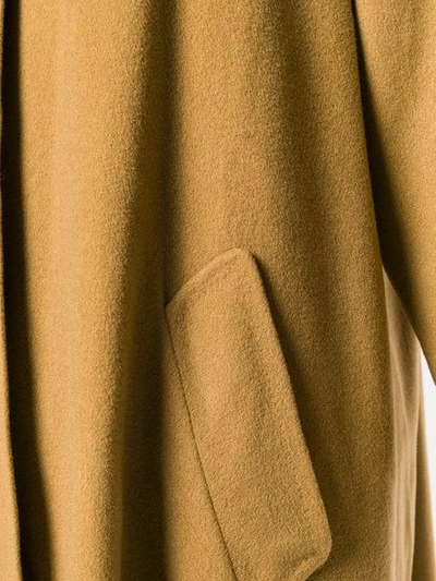 Pre-owned Burberry 1980s Single-breasted Cashmere Coat In Brown