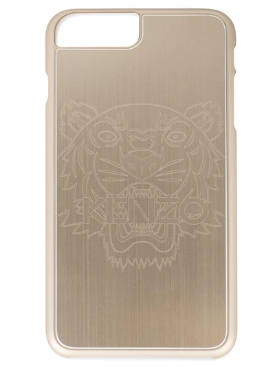 Shop Kenzo Tiger Iphone 7 Plus Case - Farfetch In Metallic