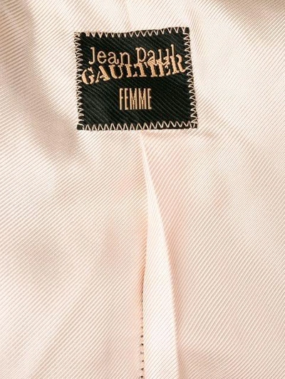 Pre-owned Jean Paul Gaultier Vintage Asymmetric Double Breasted Jacket In Black