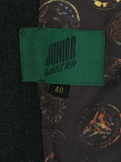 Pre-owned Jean Paul Gaultier Vintage Double Breasted Coin Button Blazer In Grey