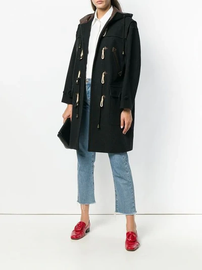 Pre-owned Jean Paul Gaultier Vintage Mid-length Duffel Coat In Black