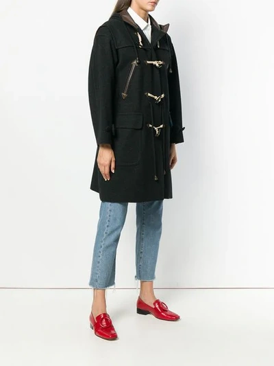 Pre-owned Jean Paul Gaultier Vintage Mid-length Duffel Coat In Black