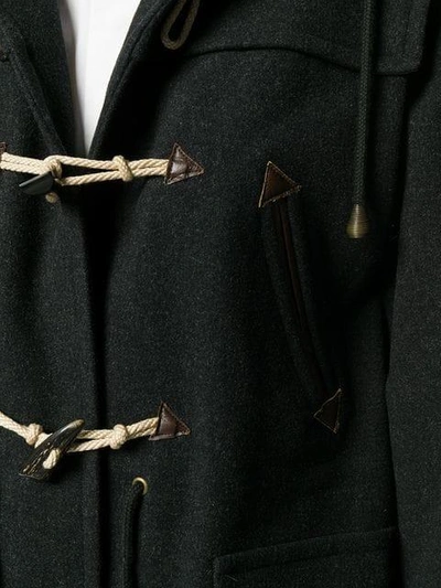 Pre-owned Jean Paul Gaultier Vintage Mid-length Duffel Coat In Black