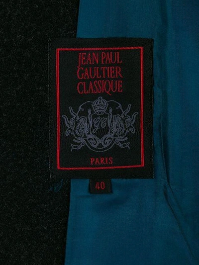 Pre-owned Jean Paul Gaultier Vintage Mid-length Duffel Coat In Black