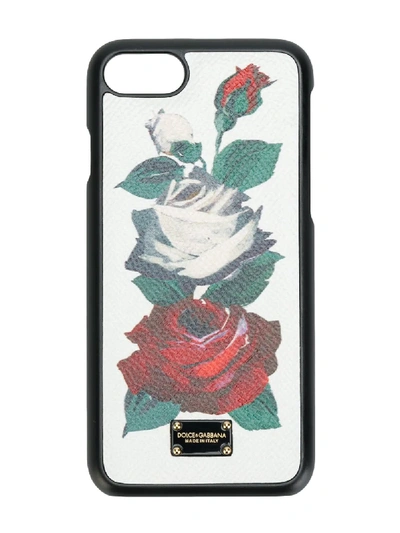 Shop Dolce & Gabbana Rose Iphone 7 Case - White