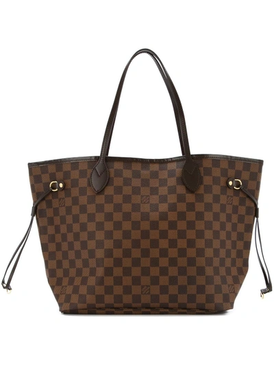 Shop Pre-owned Louis Vuitton Neverfull Nm Tote In Brown