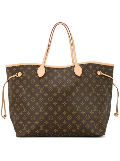 Shop Pre-owned Louis Vuitton Neverfull Gm Monogram Tote In Brown