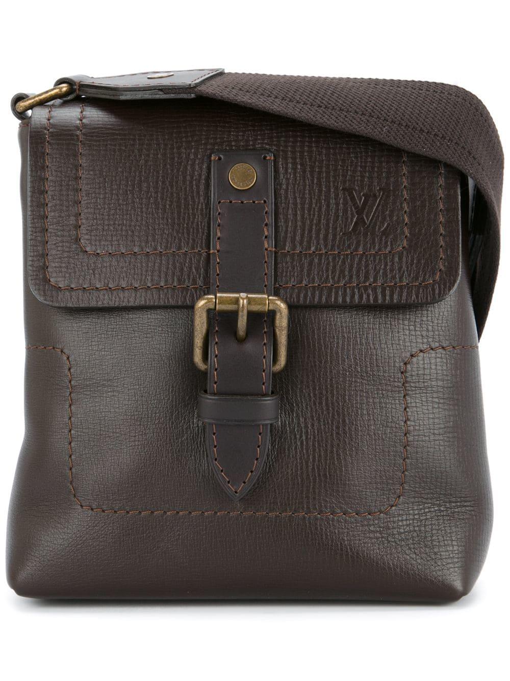 Louis Vuitton Vintage Utah Yuma Shoulder Bag - Brown | ModeSens