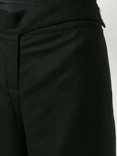 Pre-owned Chanel Cc Long Trousers - Black