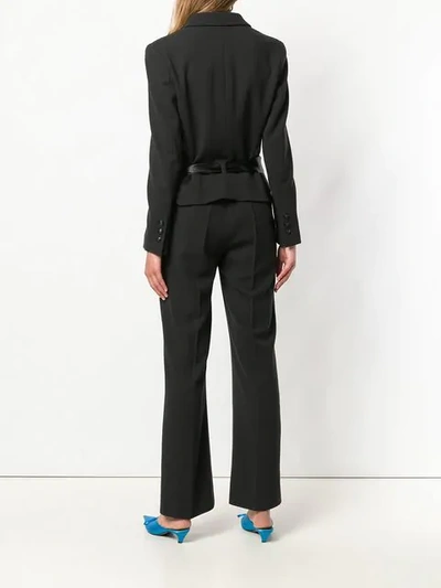 Pre-owned Chanel Vintage 2003's Front Bow Jumpsuit - Black