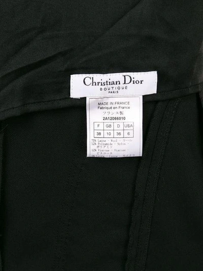 Pre-owned Dior 2000s  Corset Pencil Dress In Black