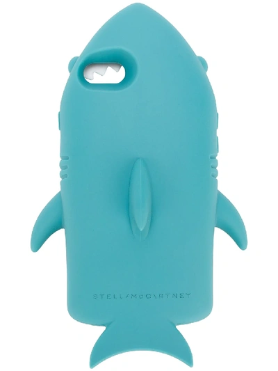 Shop Stella Mccartney Lips Iphone 7 Case - Blue