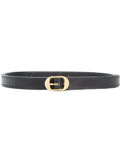 Shop Ferragamo Salvatore  Vintage Buckle Belt - Black