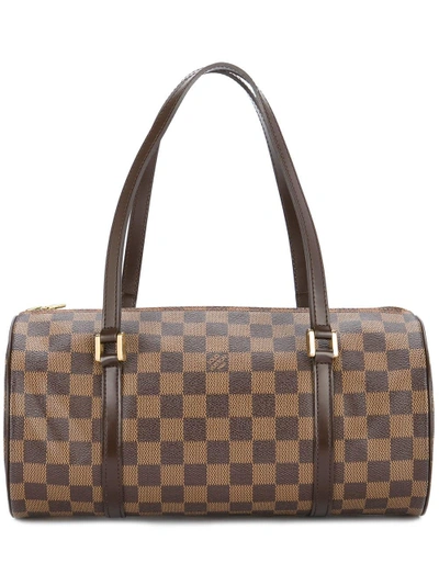 Shop Pre-owned Louis Vuitton Vintage Damier Papillon 30 Handbag - Brown