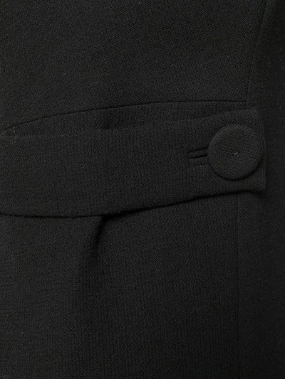 Pre-owned Prada Vintage 古着侧条带连衣裙 - 黑色 In Black