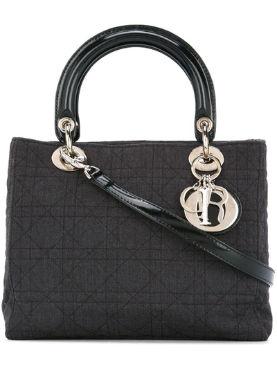 Shop Dior Christian  Vintage Lady  2way Bag - Black