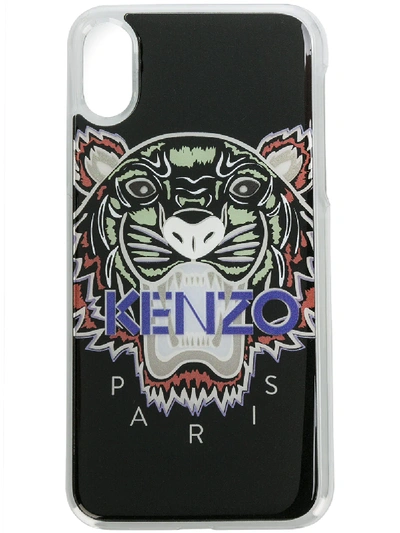 Shop Kenzo Tiger Iphone X Case - Black