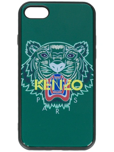 Shop Kenzo Tiger Iphone 7/8 Phone Case - Green