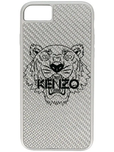Shop Kenzo Tiger Iphone8 Phone Case - Metallic