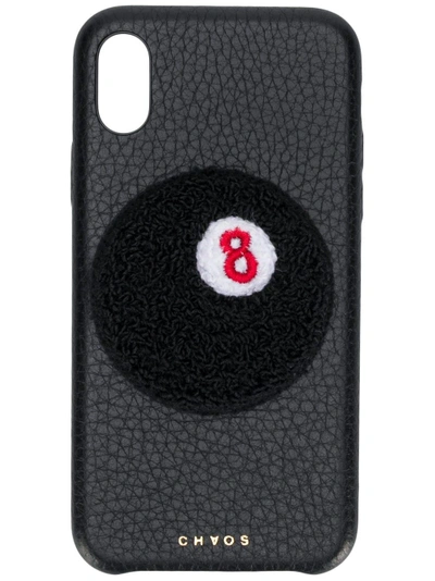 8-BALL IPHONE X真皮手机壳