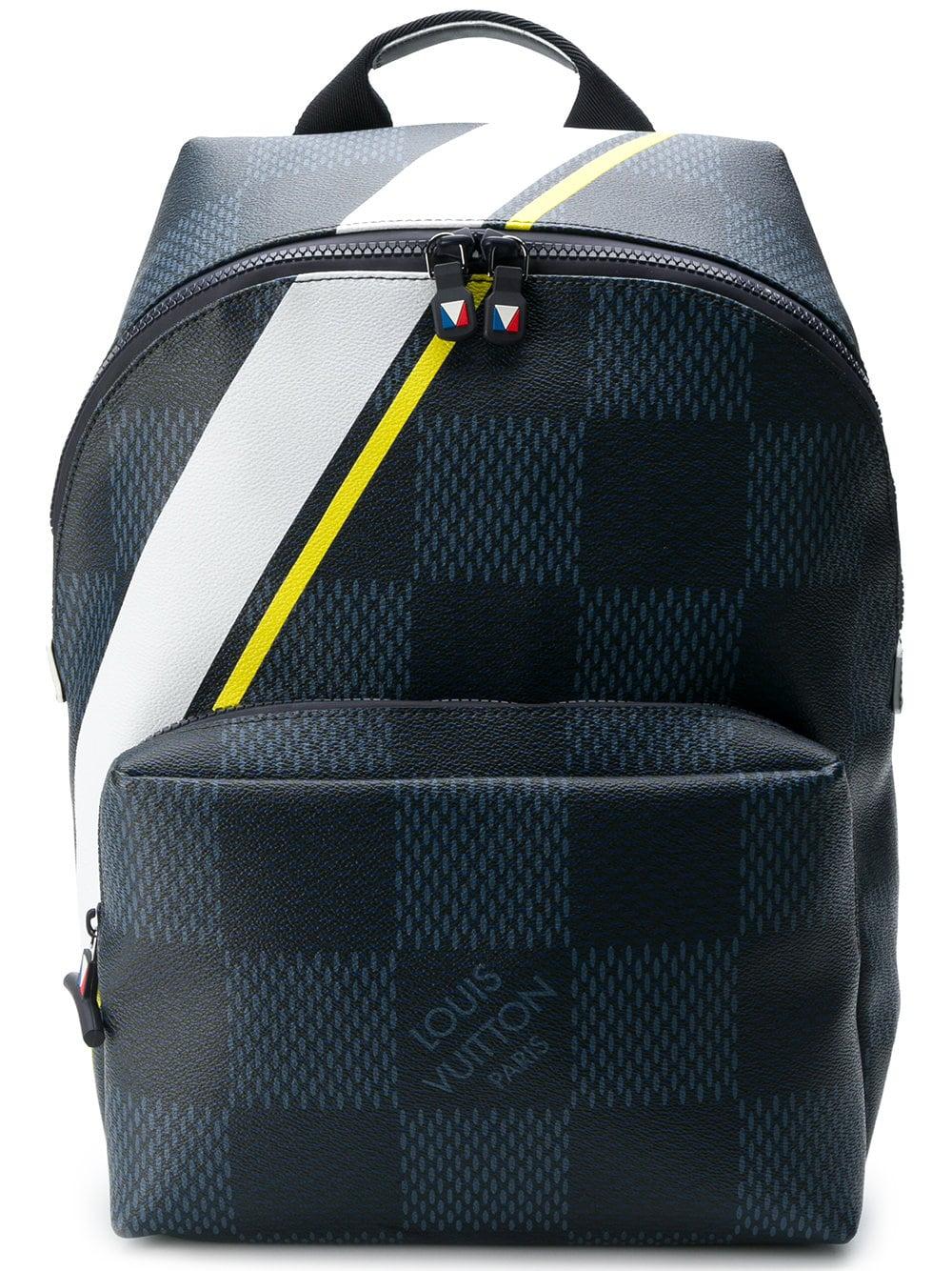 louis vuitton bag with blue stripe