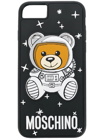 Shop Moschino Astronaut Teddy Iphone 8 Case In Black