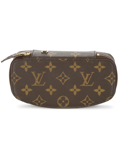 Shop Pre-owned Louis Vuitton Vintage Pochet Monte Carlo Jewelry Case - Brown