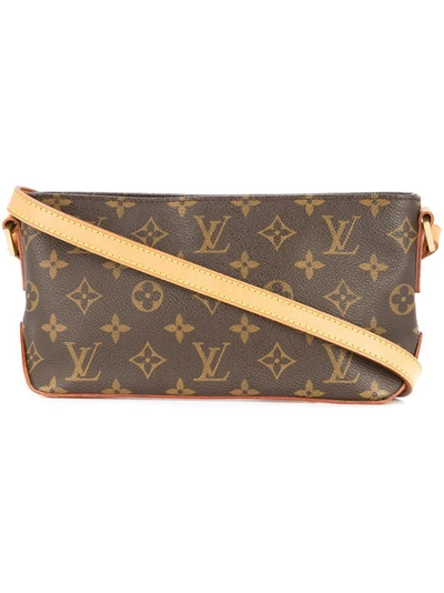 Shop Pre-owned Louis Vuitton Vintage  Trotteur Cross Body Shoulder Bag Monogram - Brown