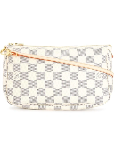 Vintage Pochette Accessoires Hand Bag - White